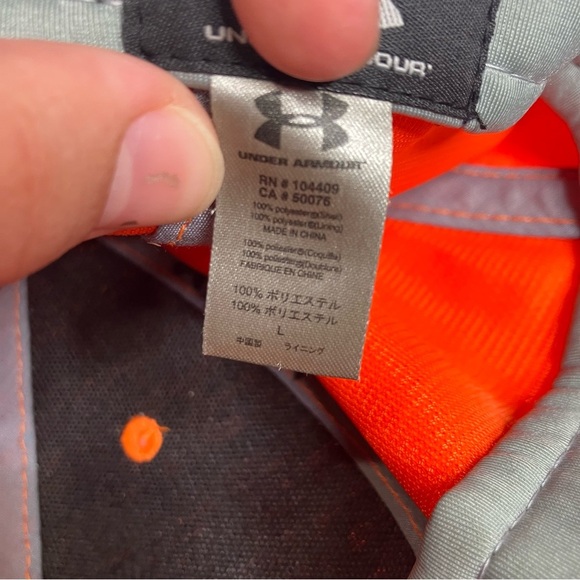 Under Armour hunters orange bill cap mens size large - Picture 7 of 8